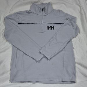 Helly Hansen Light Gray Half-Zip Top